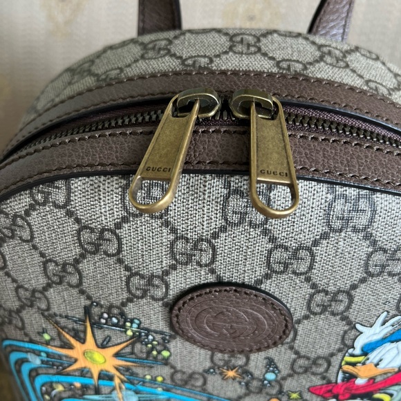 Gucci Disney Limited Collection Backpack Featuring Donald Duck BNWT. - Picture 9 of 11